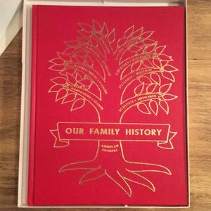 NIB Vintage Our Family History Book